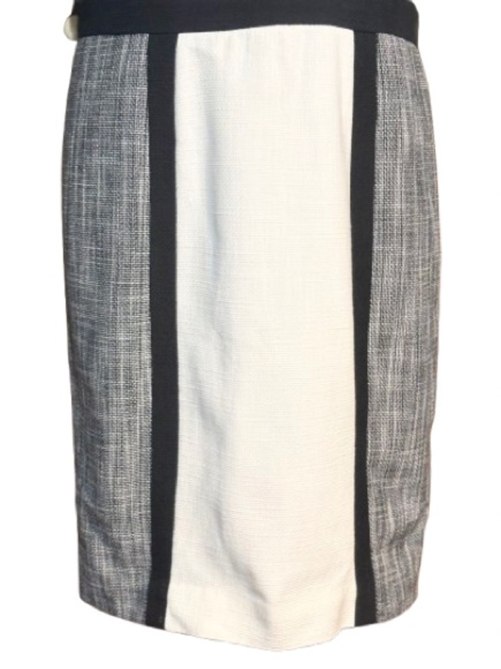Calvin Klein Colorblock Sheath Dress career black white size 10 - Picture 5 of 11